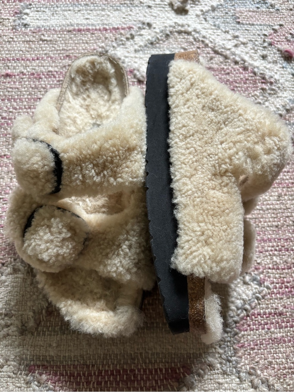 Birkenstock women’s platform Teddy sandals